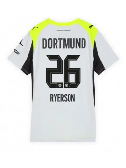 Billige Borussia Dortmund Julian Ryerson #26 Bortedrakt Dame 2025-26 Kortermet